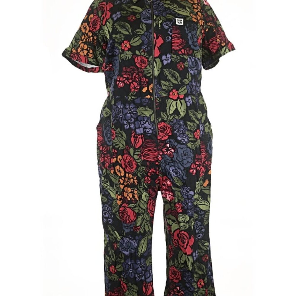 Lucy & Yak Ragan Maria Utility Floral Cropped Jumpsuit - Picture 5 of 5